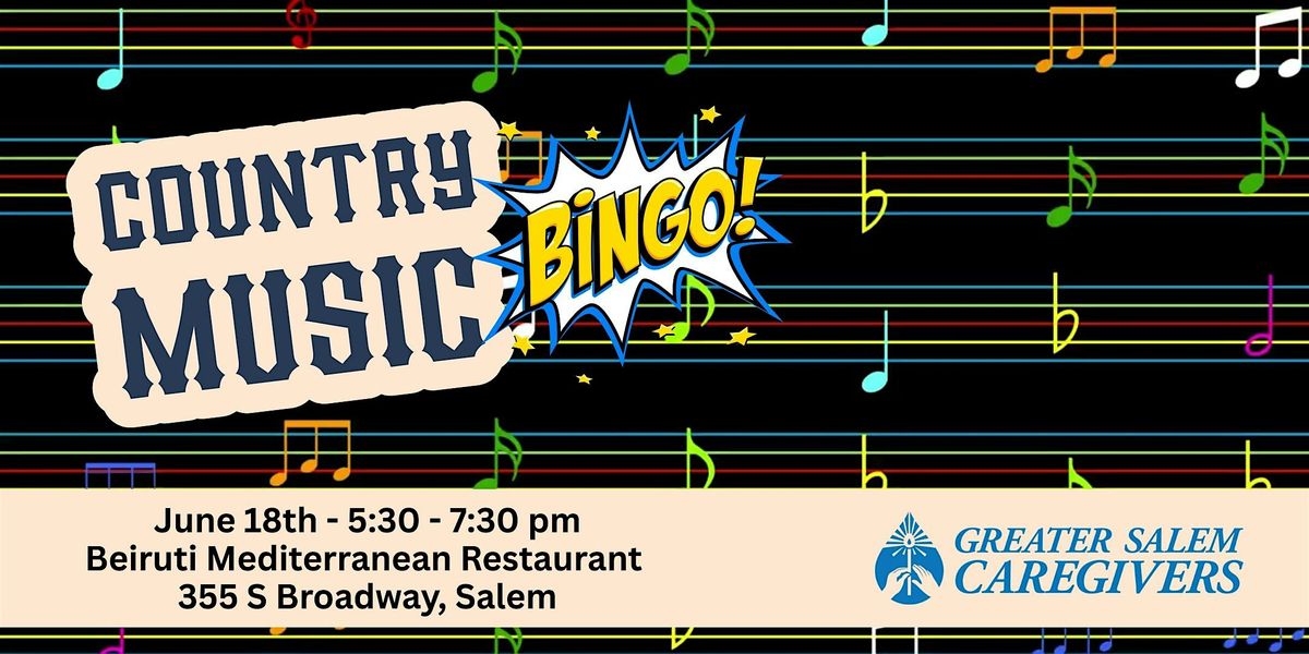 Country Music Bingo, 18 June | Event in Salem | AllEvents