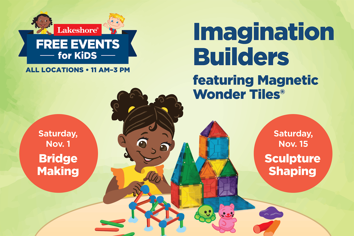 Free Kids Event: Imagination Builders ft. Magnetic Wonder Tiles(Hackensack) | Event in Hackensack | AllEvents