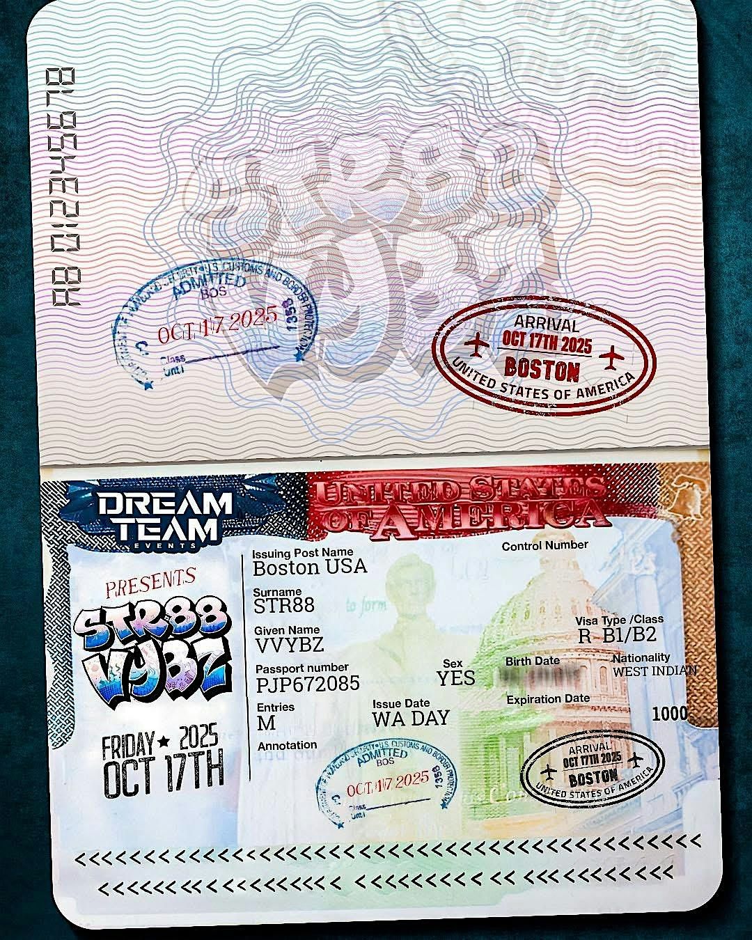 STR88 VYBZ(DONS & DIVAS), 18 October | Event in Boston | AllEvents