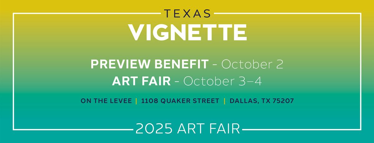 Vignette Art Fair 2025 Preview Benefit, 2 October | Event in Dallas | AllEvents