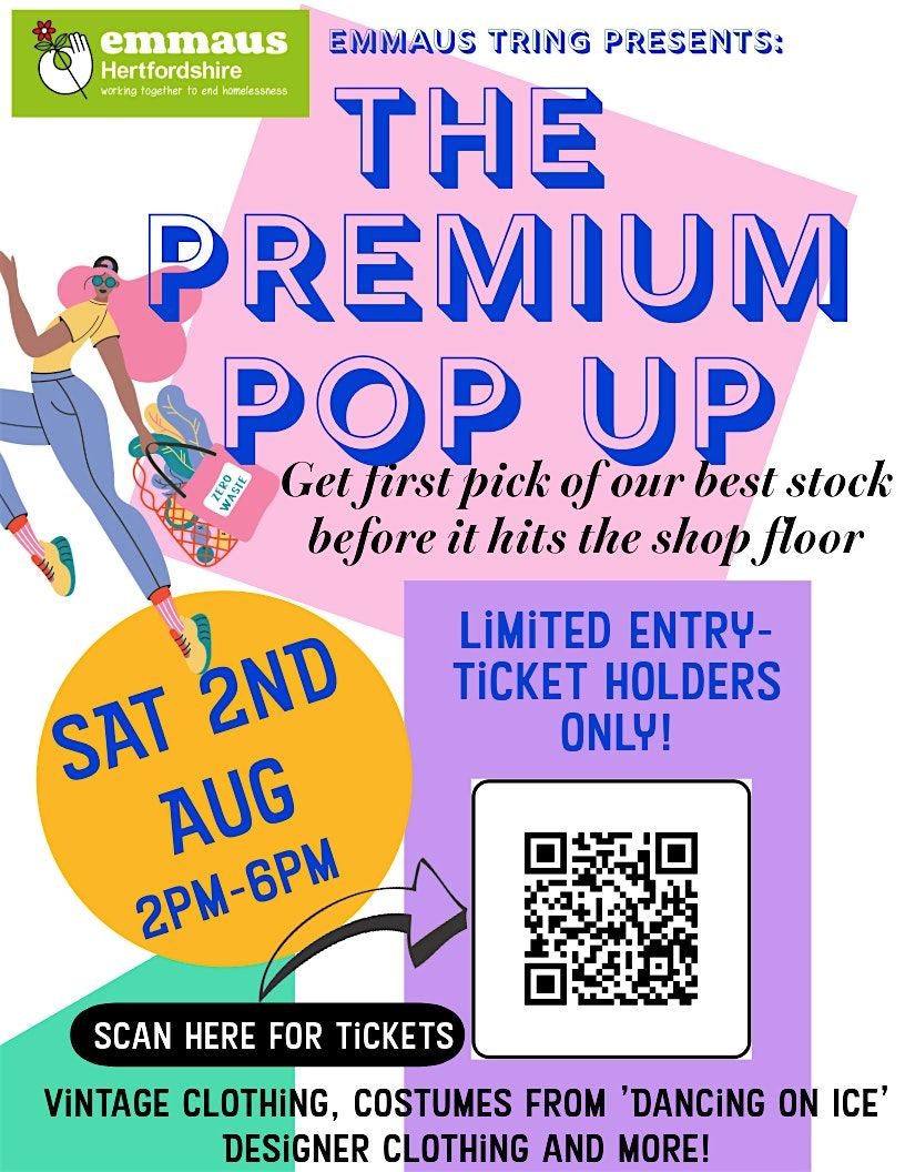 Premium Pop Up for Emmaus Tring, 2 August | Event in Tring | AllEvents