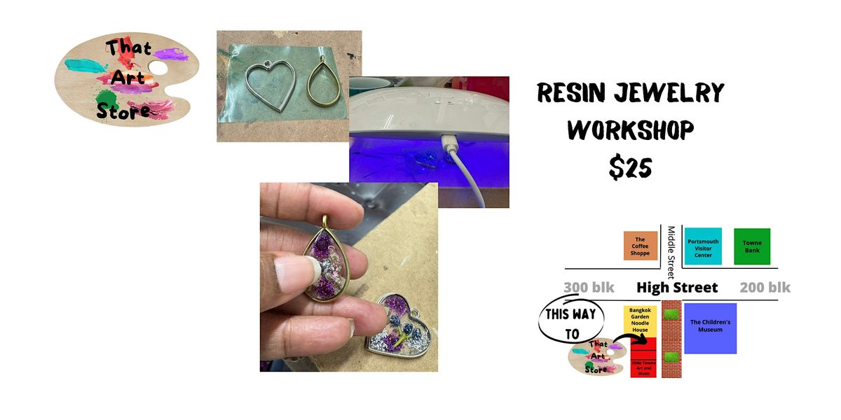 Resin Jewelry Workshop, 27 June | Event in Portsmouth | AllEvents
