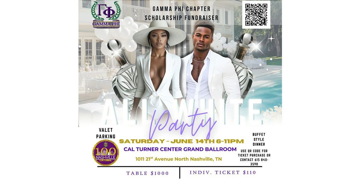 Gamma Phi White Party, 14 June | Event in Nashville | AllEvents