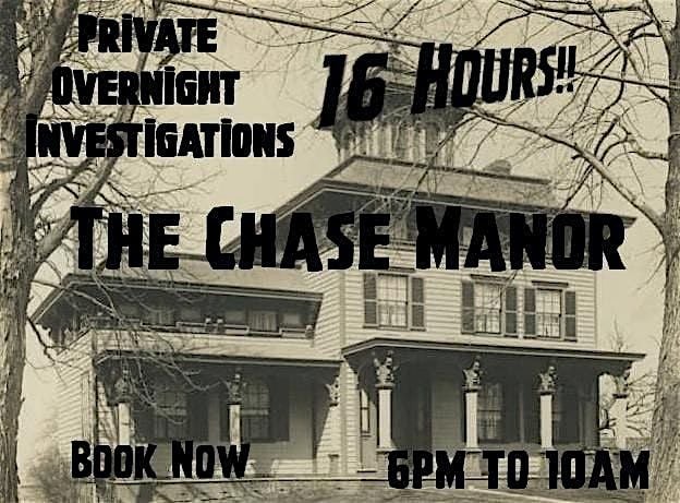 Private 16 Hour Investigation - The Chase Manor, 28 November | Event in Auburn | AllEvents