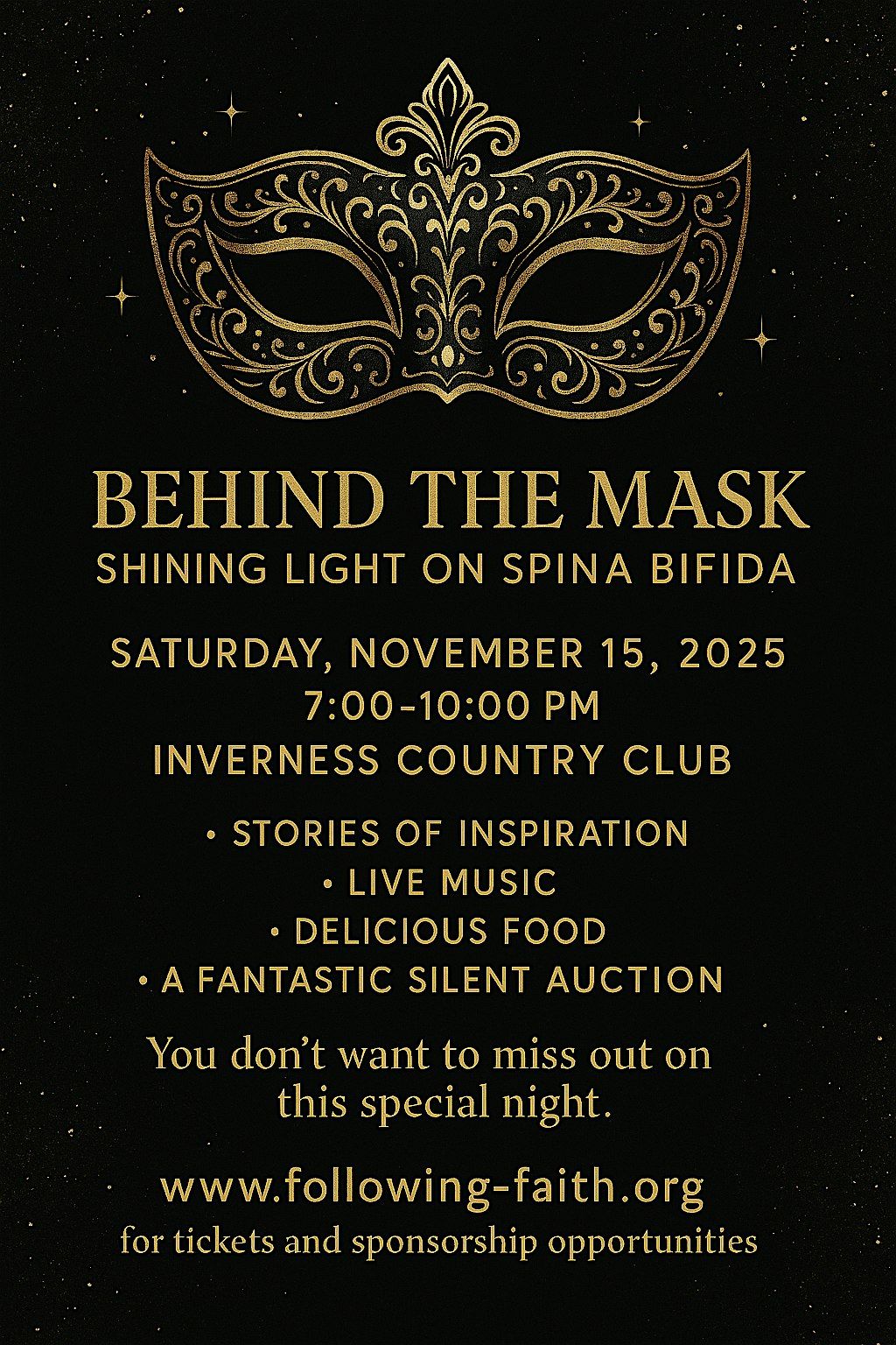 Behind the Mask: Shining Light on Spina Bifida, 15 November | Event in Birmingham | AllEvents