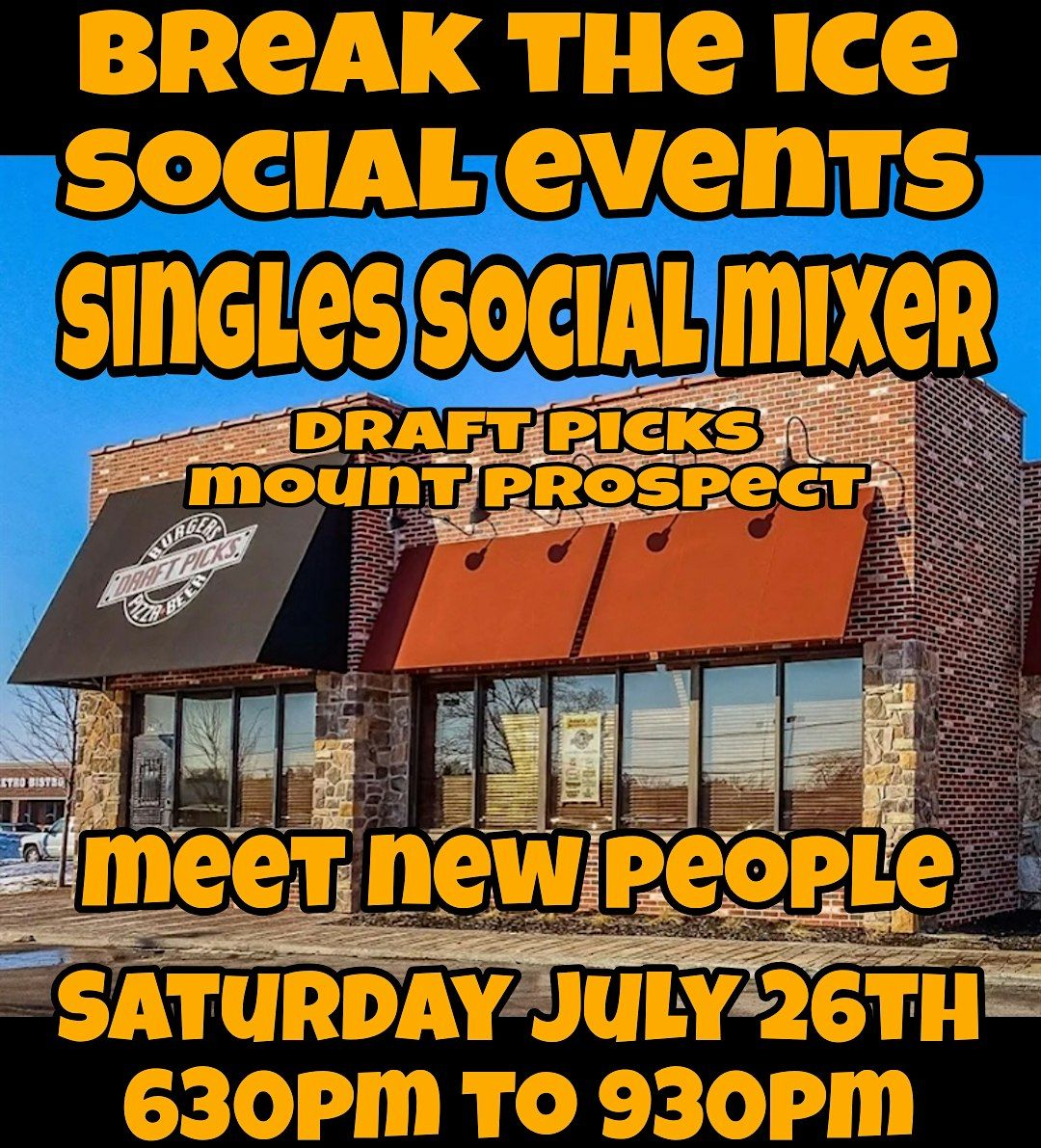 Singles Social Mixer Mount Prospect Draft Picks, 26 July | Event in Mount Prospect | AllEvents