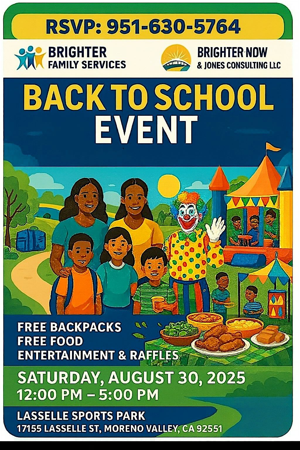 Brighter Now Backpack Giveaway, 30 August | Event in Moreno Valley | AllEvents