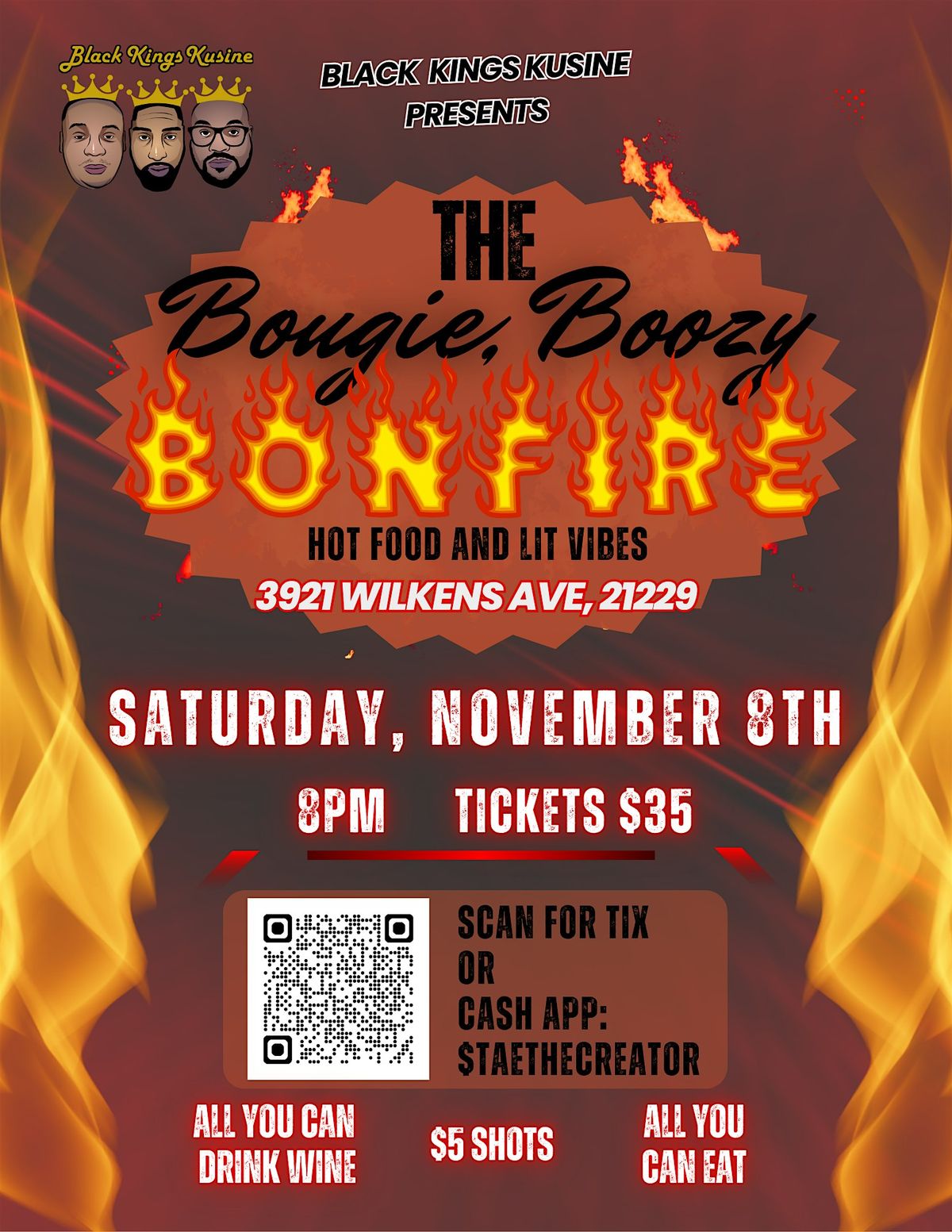 Bougie Boozy Bonfire, 8 November | Event in Baltimore | AllEvents