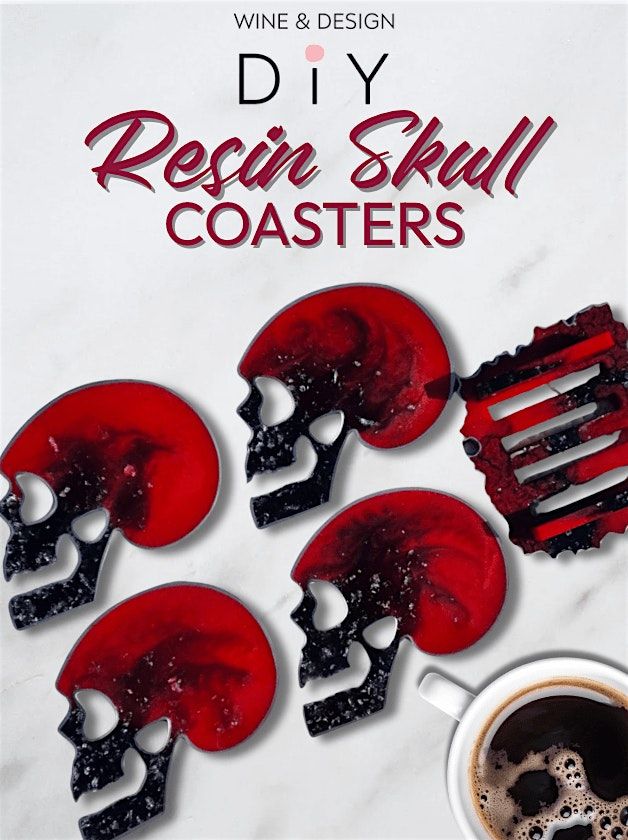 Resin Skull Coaster & Holder Class, 23 October | Event in Pittsboro | AllEvents