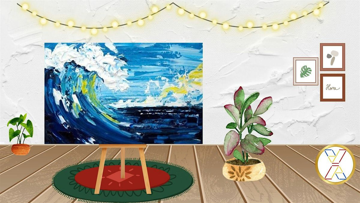 Knife Palette Textured Painting Workshop : The Wave, 6 July | Event in Carbondale | AllEvents