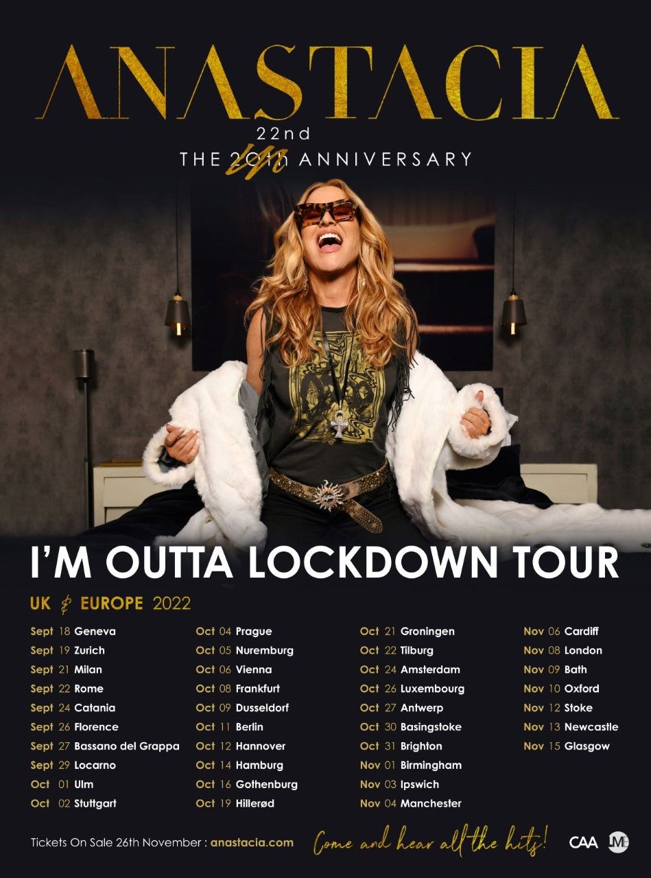 Anastacia Cardiff Tickets, 24 September | Event in Cardiff | AllEvents