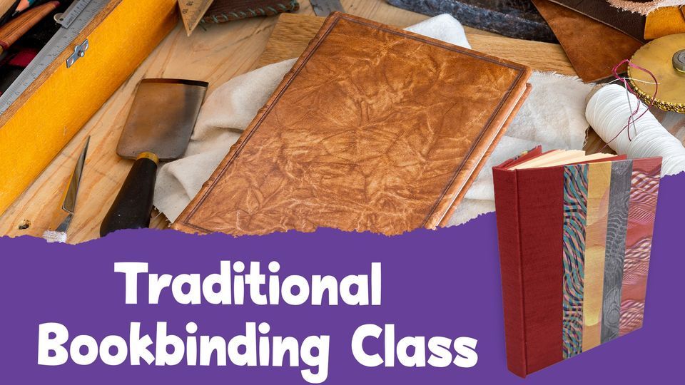 Traditional Bookbinding Class, Allards Art, Fresno, October 28 2023