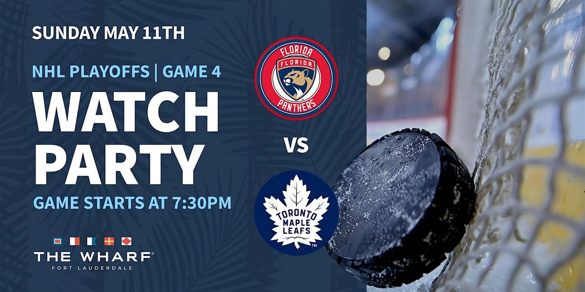 Panthers vs. Toronto, NHL Playoffs Game 4 Watch Party | Event in Fort Lauderdale | AllEvents