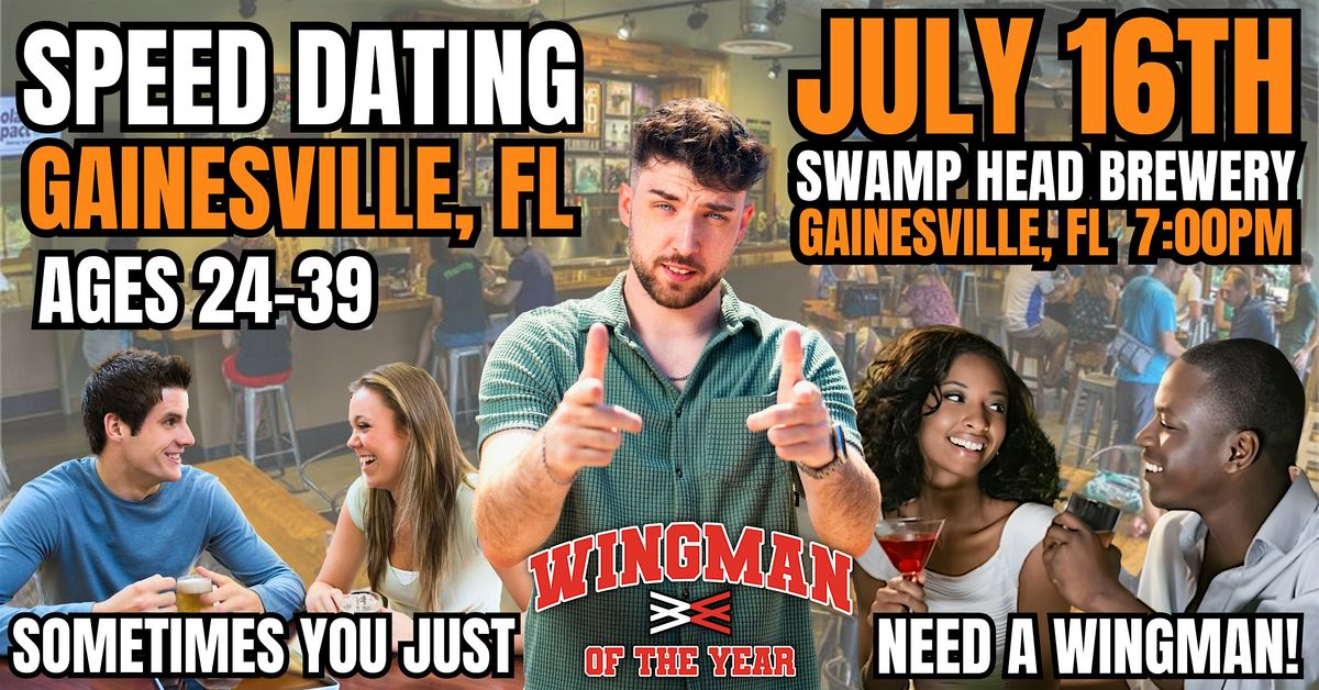 Speed Dating With Wingman Of The Year: Gainesville, FL, 16 July | Event in Gainesville | AllEvents