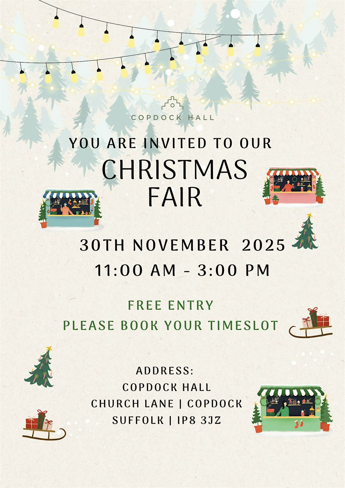 Copdock Hall Christmas Fair, 30 November | Event in Copdock | AllEvents
