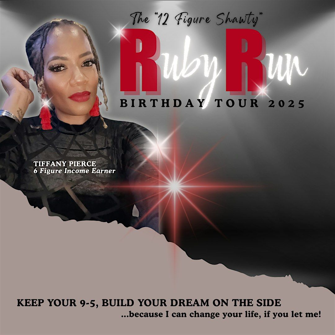 Ruby Run Tour:  Keep Your 9-5, Build Your Dream on the Side  (Richmond, VA), 21 August | Event in Sandston