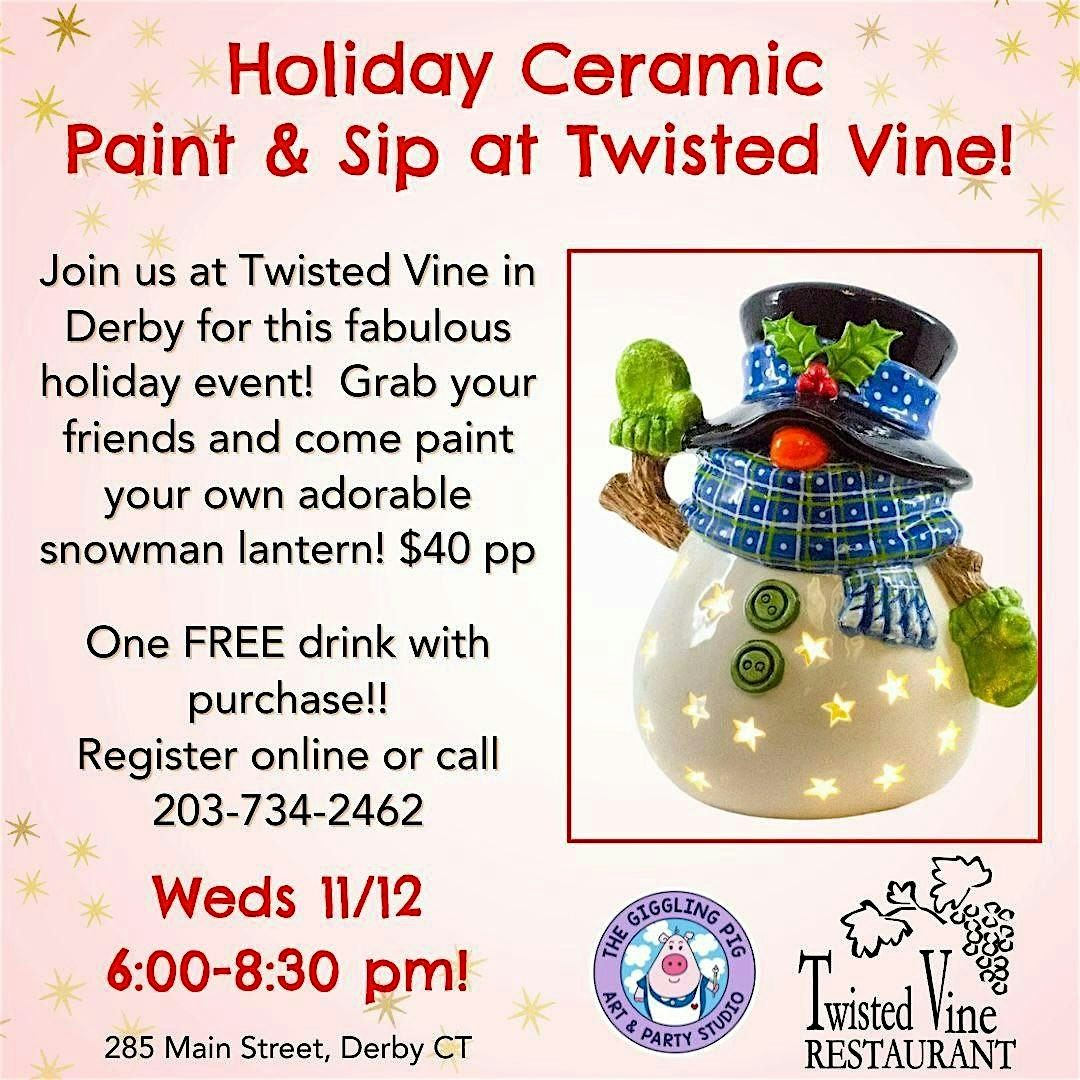 Paint & Sip Night at the Twsited Vine Restaurant, 12 November | Event in Derby | AllEvents