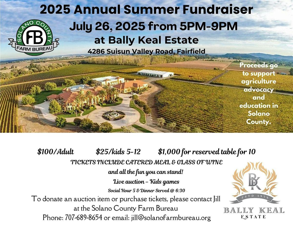 2025 Summer Live Auction Fundraiser & Dinner, Bally Keal Estate ...