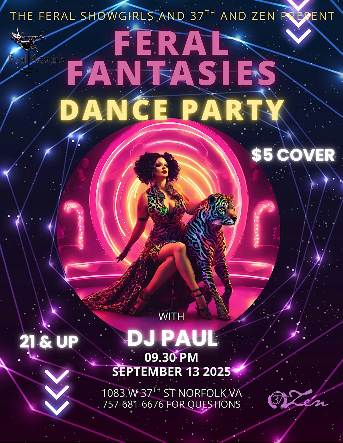 Feral Fantasies Dance Party with DJ Paul!, 13 September | Event in Norfolk | AllEvents