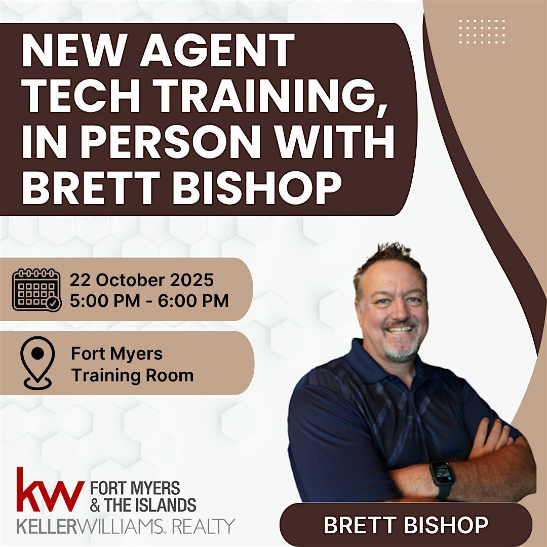 New Agent Tech Training, IN PERSON with Brett Bishop, 22 October | Event in Fort Myers | AllEvents