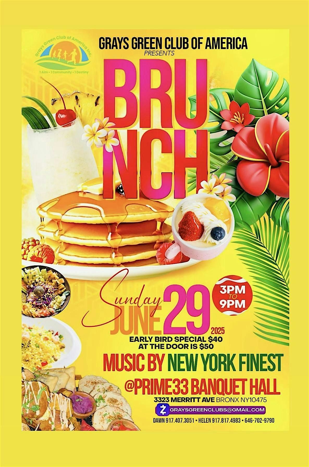 Grays Green Brunch, 29 June | Event in The Bronx | AllEvents