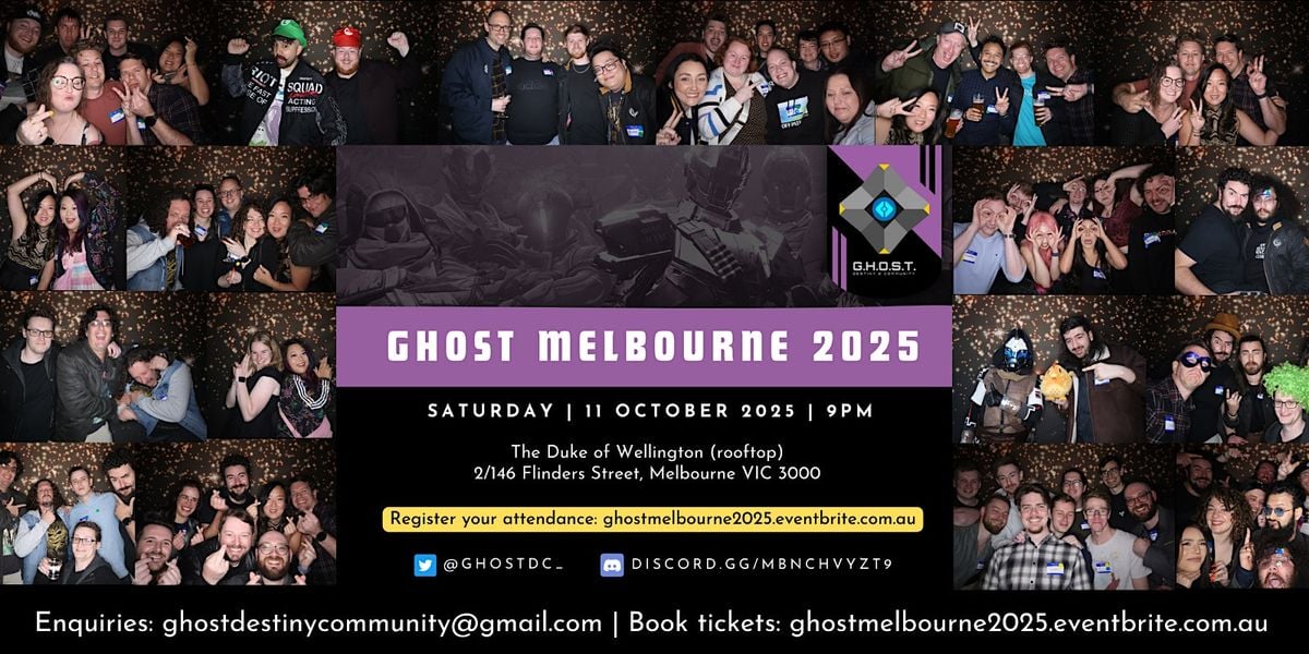 GHOST Melbourne 2025, 11 October | Event in Melbourne | AllEvents