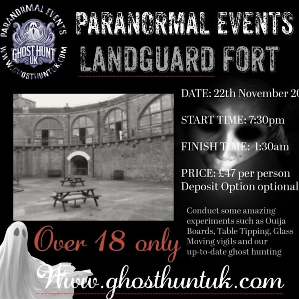 Paranormal event at Landguard Fort, 22 November | Event in Felixstowe | AllEvents