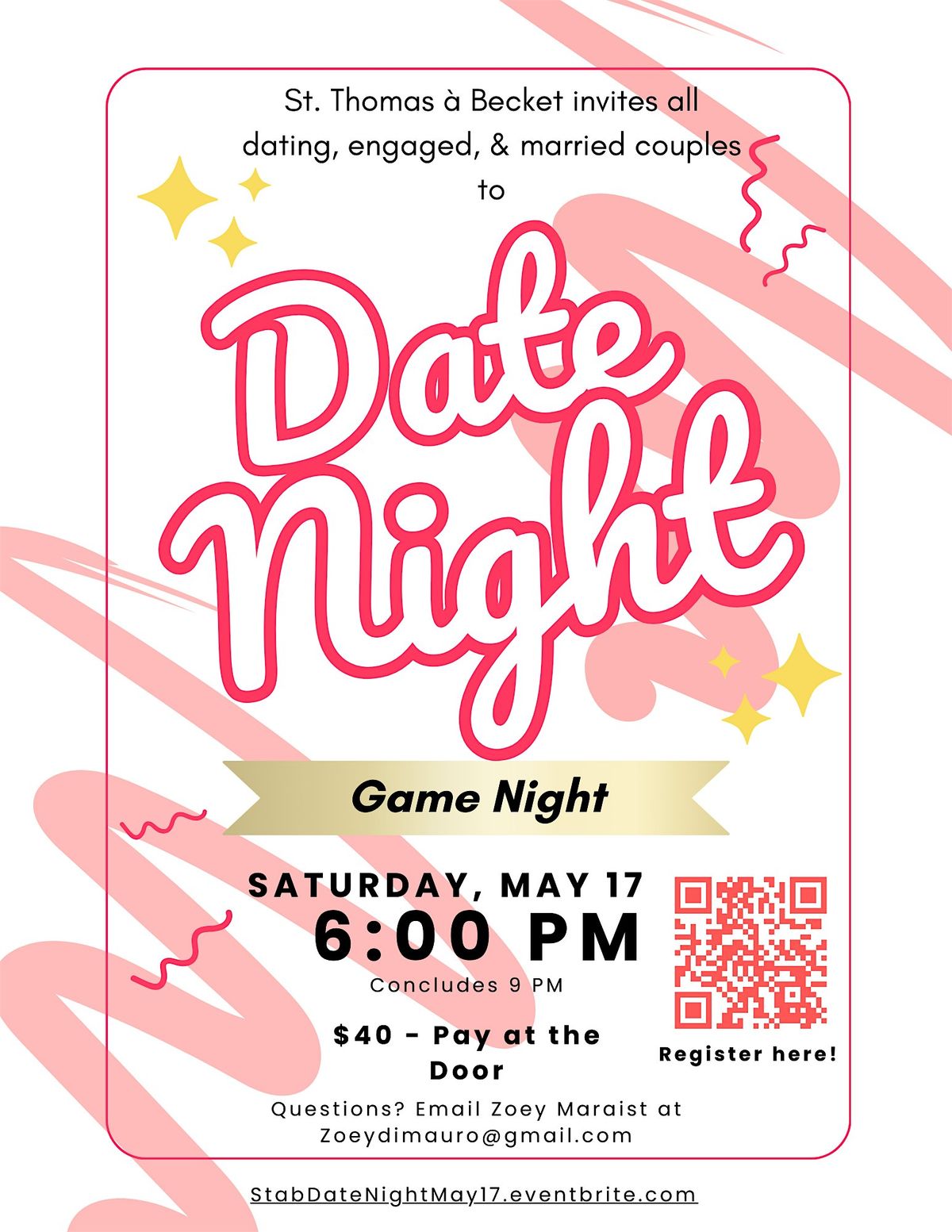 St. Thomas à Becket Date Night | Event in Reston | AllEvents