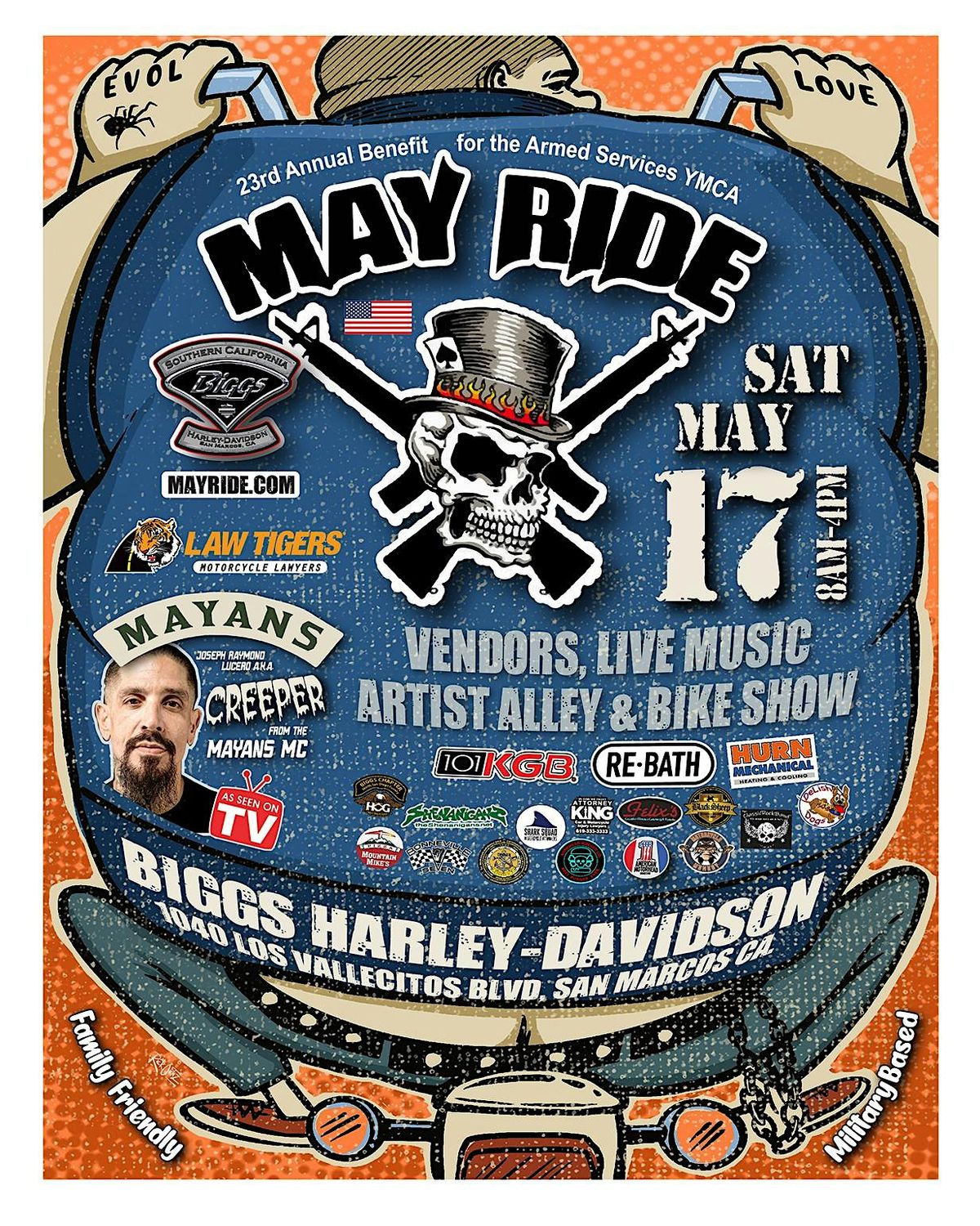 23rd Annual May Ride, Rally Benefit Event, 17 May | Event in San Marcos | AllEvents