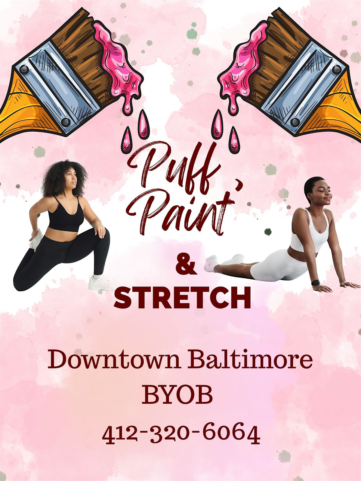 Puff, Paint,Stretch Unwind, 3 August | Event in Baltimore | AllEvents