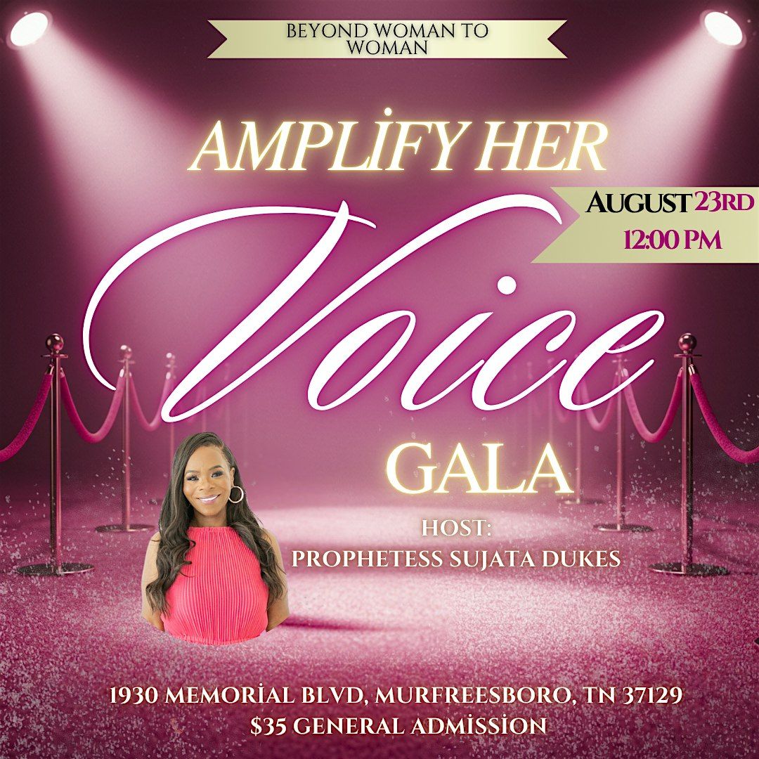Amplify Her Voice: Year One and Beyond, 23 August | Event in Murfreesboro | AllEvents