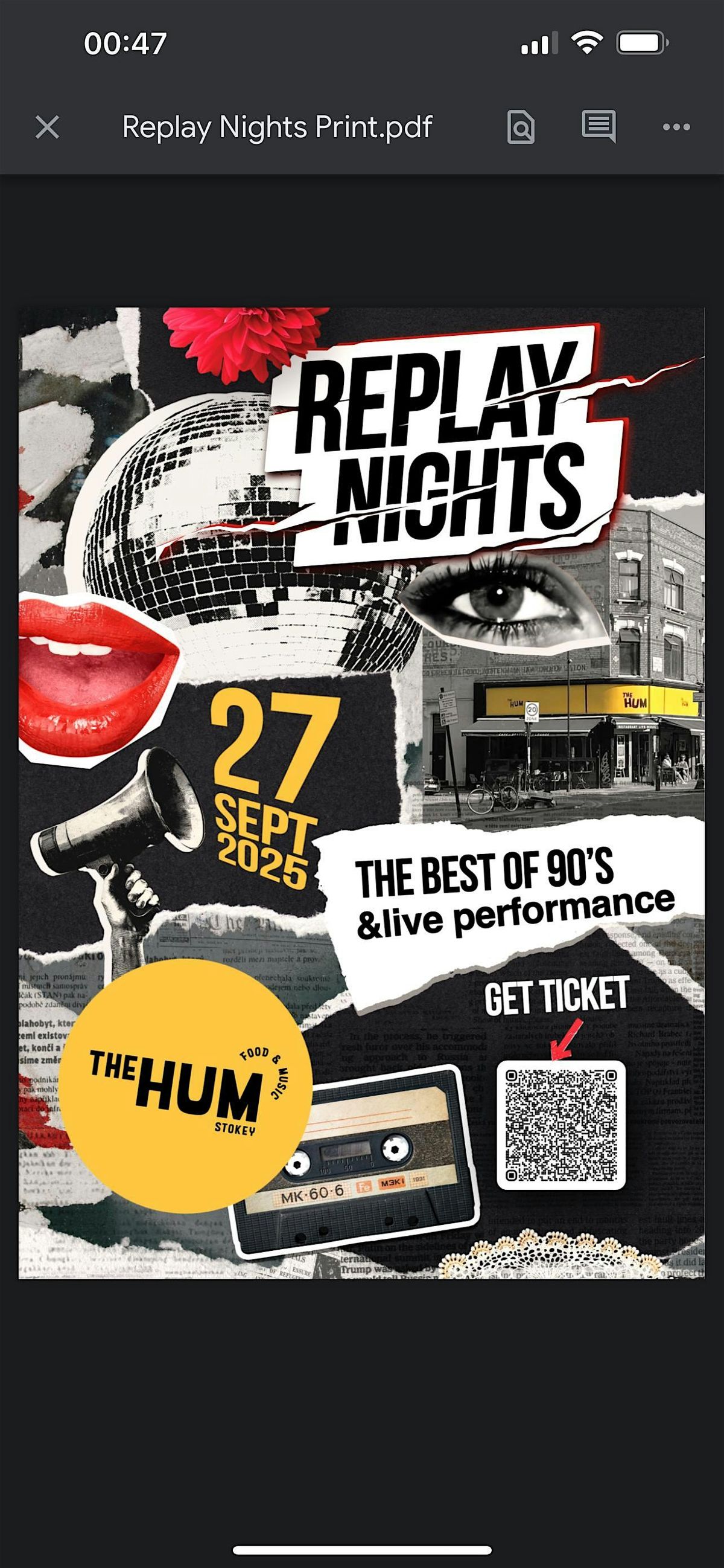 REPLAY Nights | The Best of 90s & Live Performance, 27 September | Event in London | AllEvents