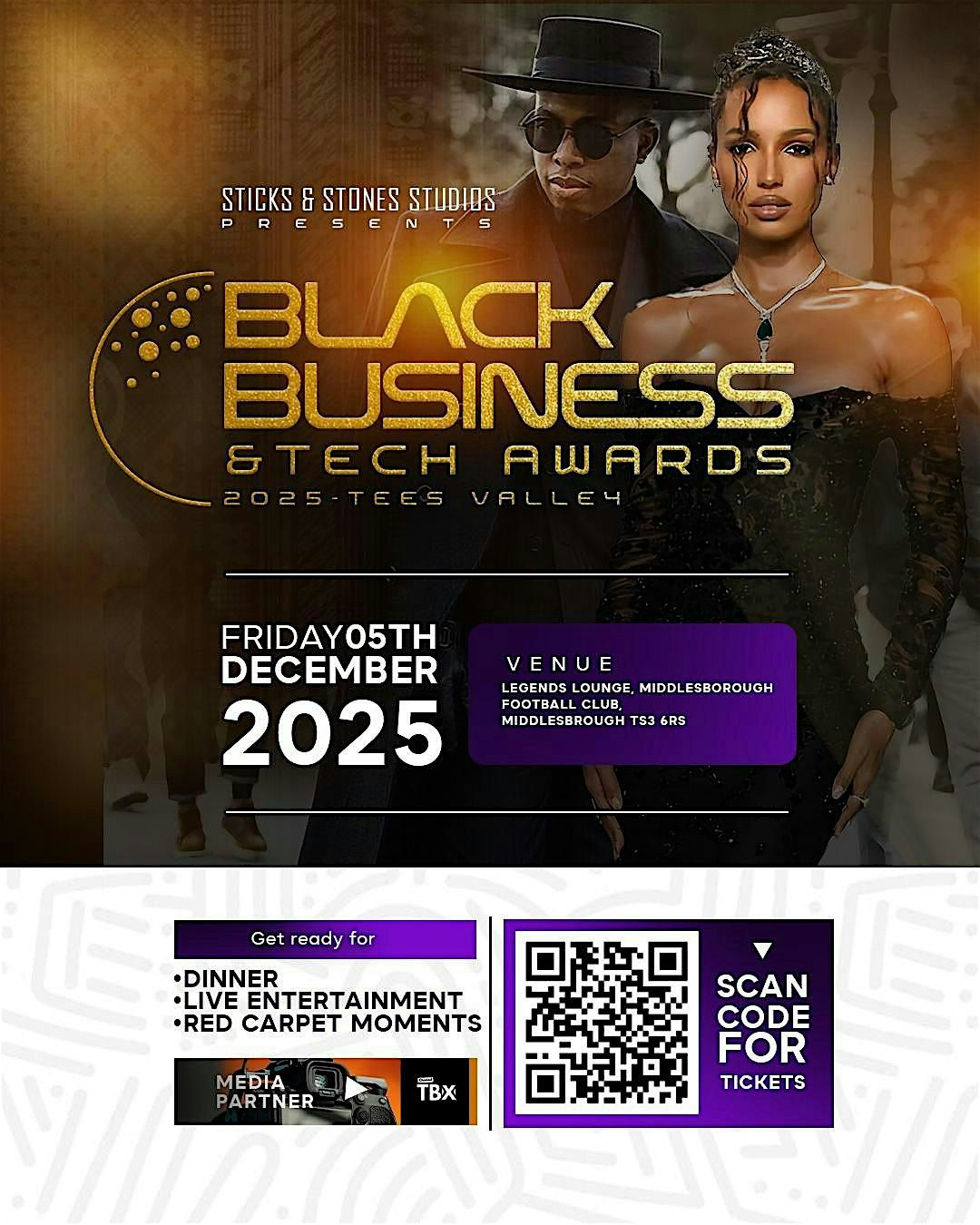 Black Business and Tech Awards 2025 | Tees Valley, 5 December | Event in Middlesbrough | AllEvents