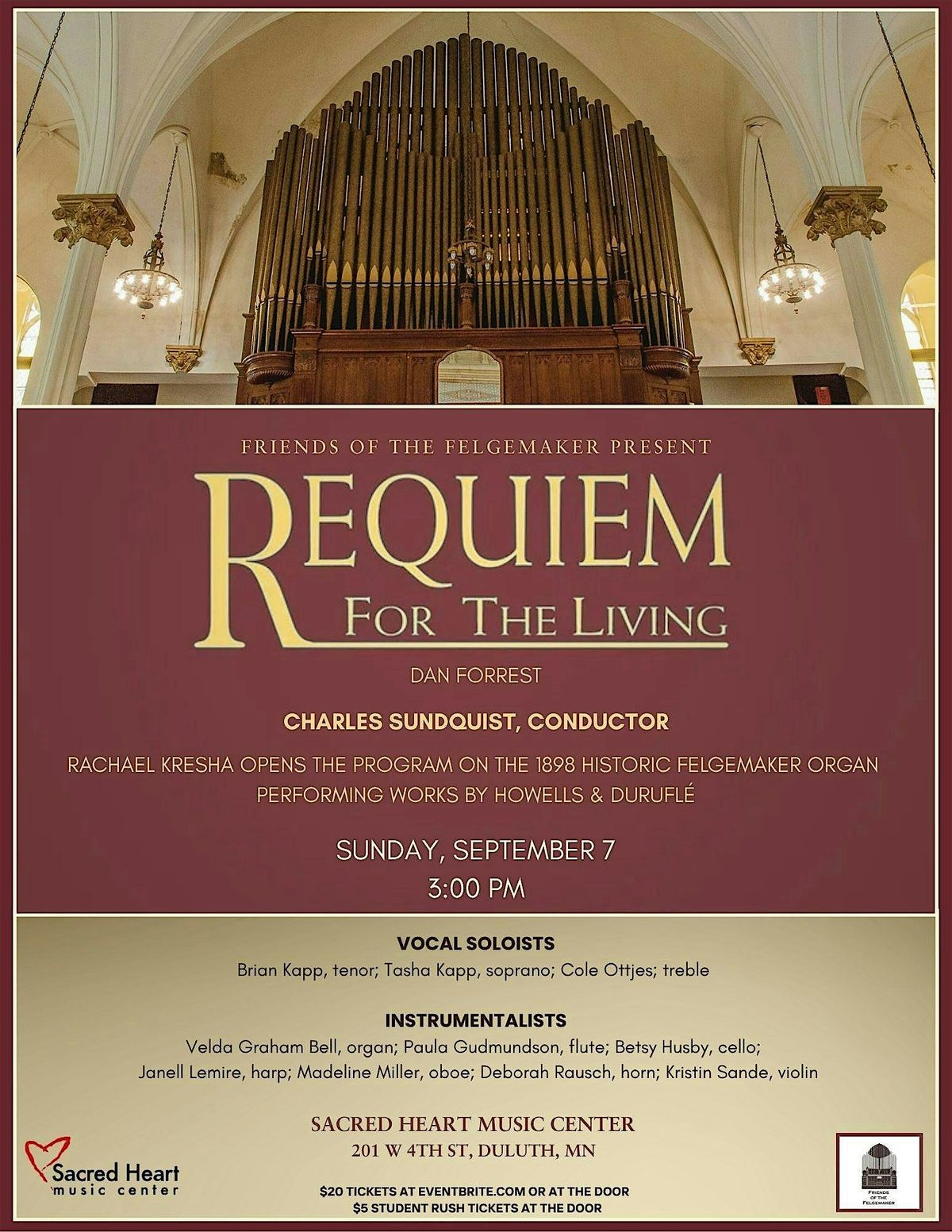 Requiem For The Living, 7 September | Event in Duluth | AllEvents