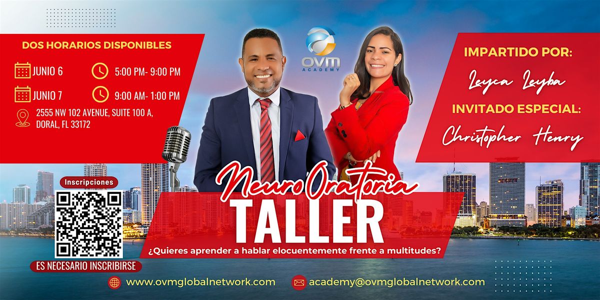 Taller de NeuroOratoria, 7 June | Event in Doral | AllEvents