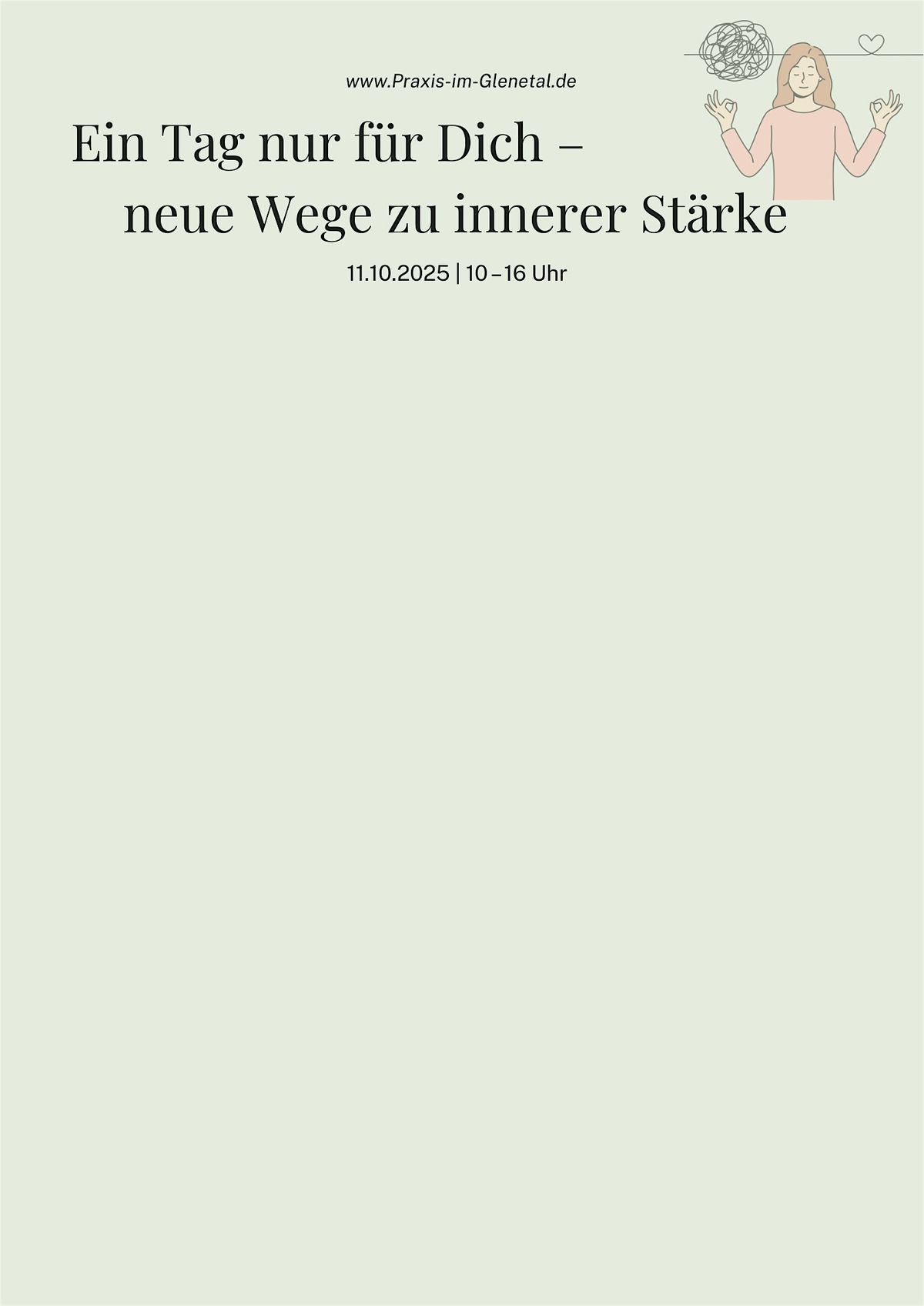 Neue Wege zu innerer Stärke - ein Tag nur für DICH, 11 October | Event in Alfeld (Leine) | AllEvents