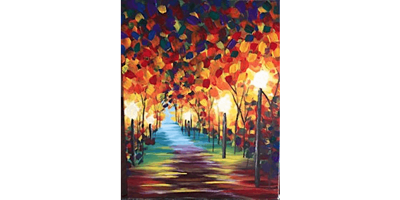 A Walk Through Color - Paint and Sip in Norfolk | Classpop!™, 19 November | Event in Norfolk | AllEvents
