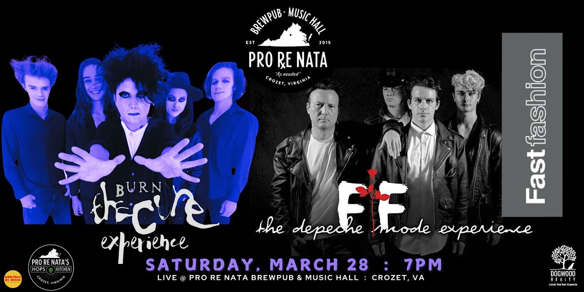 The Cure Experience + Fast Fashion: The Depeche Mode Experience @ PRN, 28 March | Event in Crozet | AllEvents