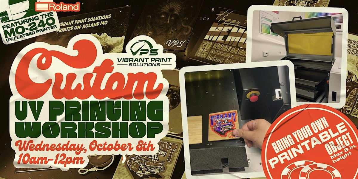Custom UV Printing Workshop- Bring Your Own Object! | Event in Las Vegas | AllEvents