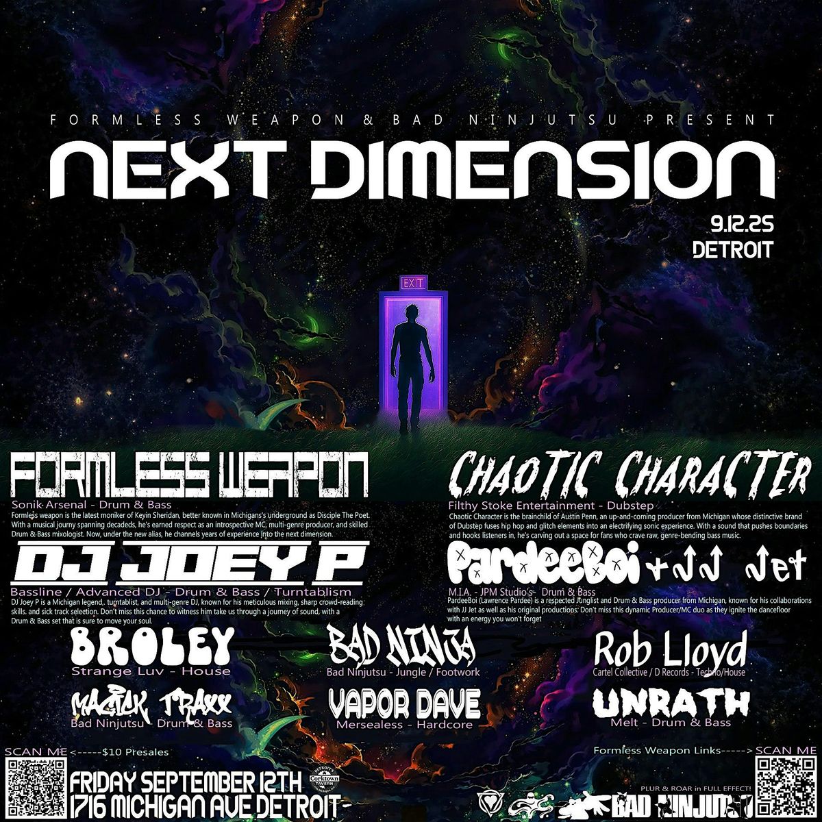 NEXT DIMENSION, 12 September | Event in Detroit | AllEvents