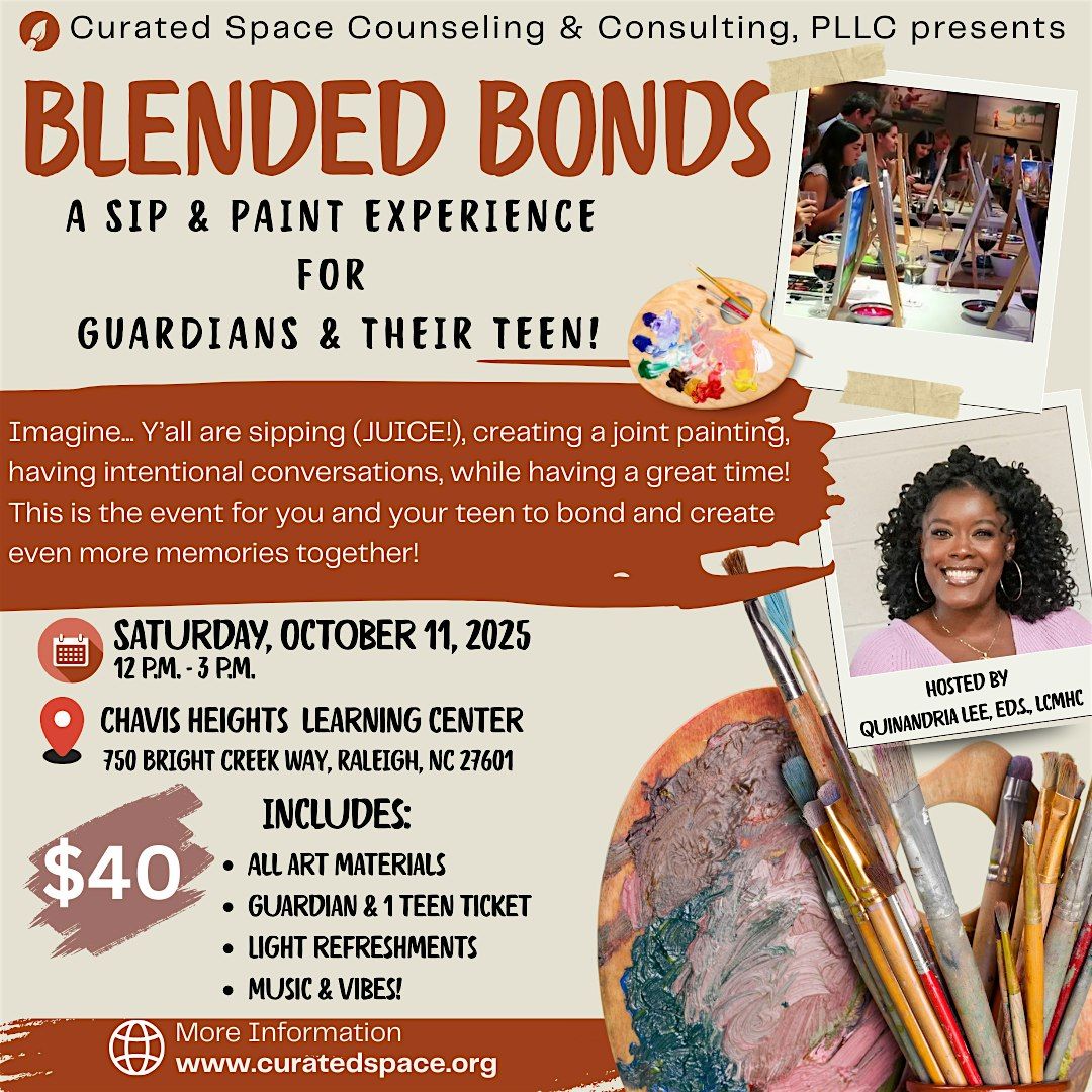 Blended Bonds: A Guardian & Teen Sip & Paint Experience, 11 October | Event in Raleigh | AllEvents