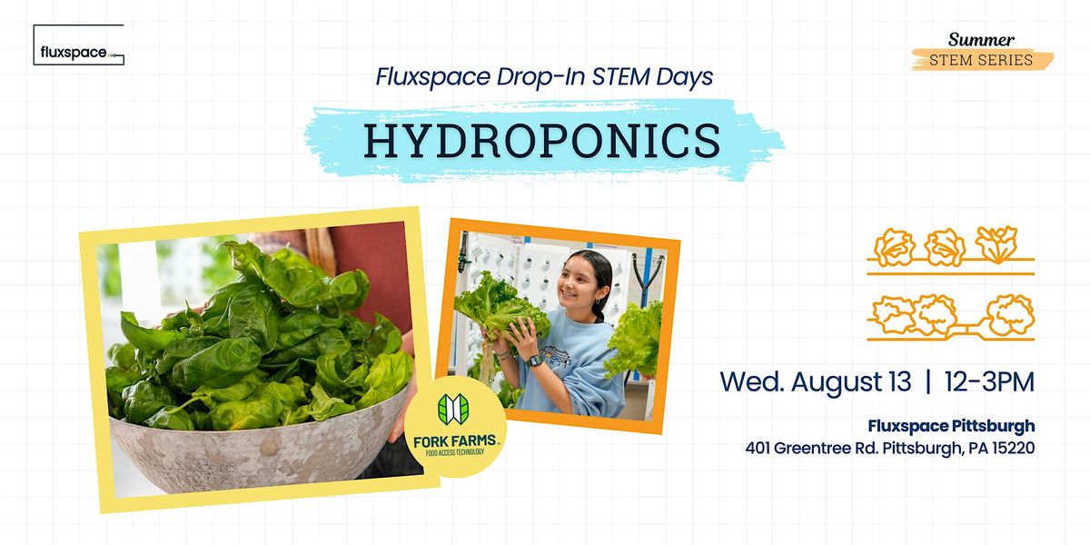 Summer STEM Series: Hydroponics, 13 August | Event in Pittsburgh | AllEvents