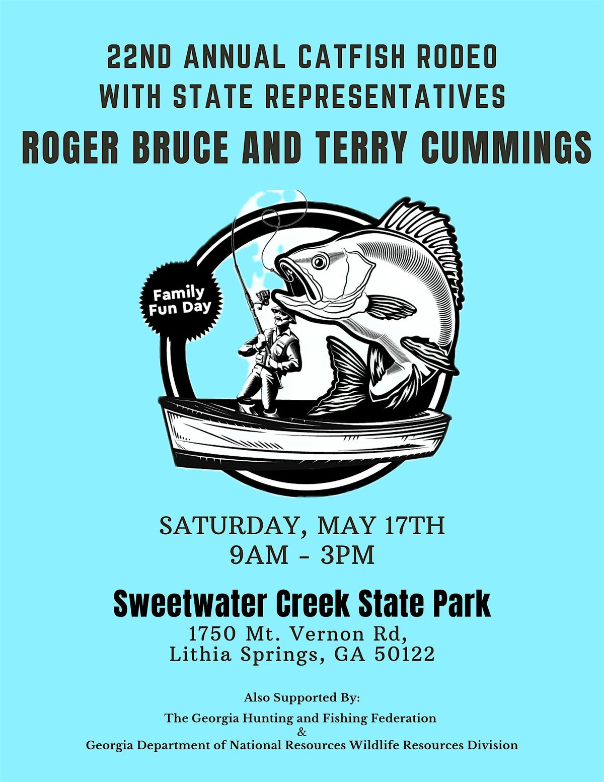 22nd Annual Catfish Rodeo, 17 May | Event in Lithia Springs | AllEvents