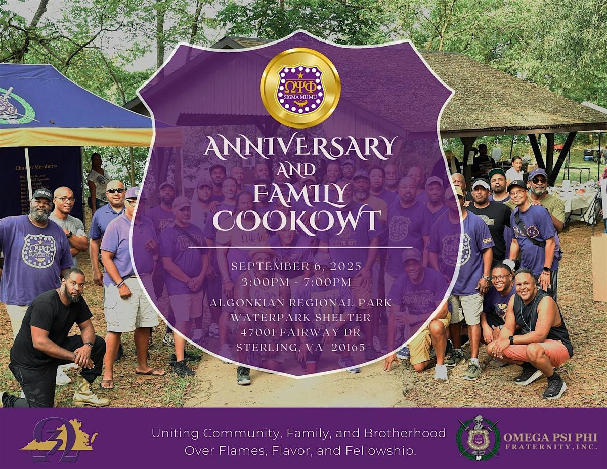 Sigma Mu Mu - 2025 Anniversary and Family CookOWT, 6 September | Event in Sterling | AllEvents