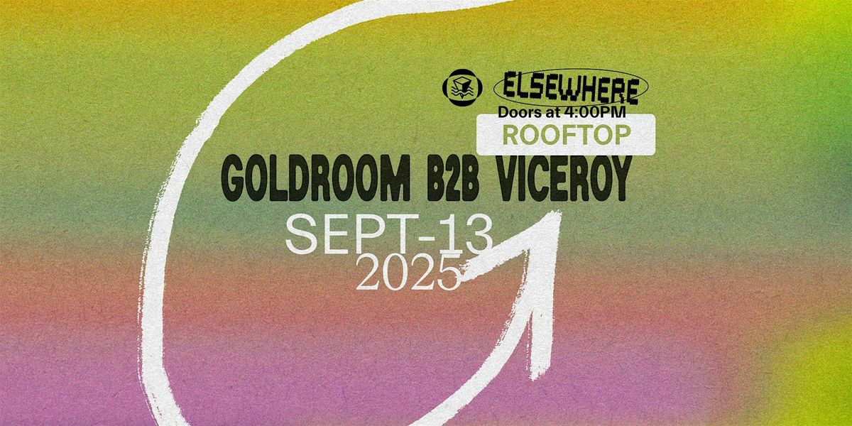 Goldroom B2B Viceroy, 13 September | Event in Brooklyn | AllEvents