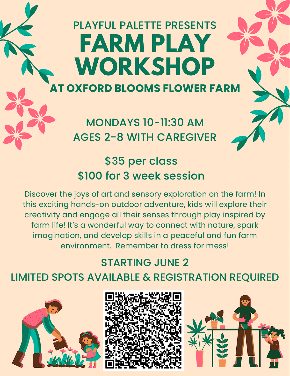 FARM PLAY WORKSHOP SESSION 2, 30 June | Event in Oxford | AllEvents