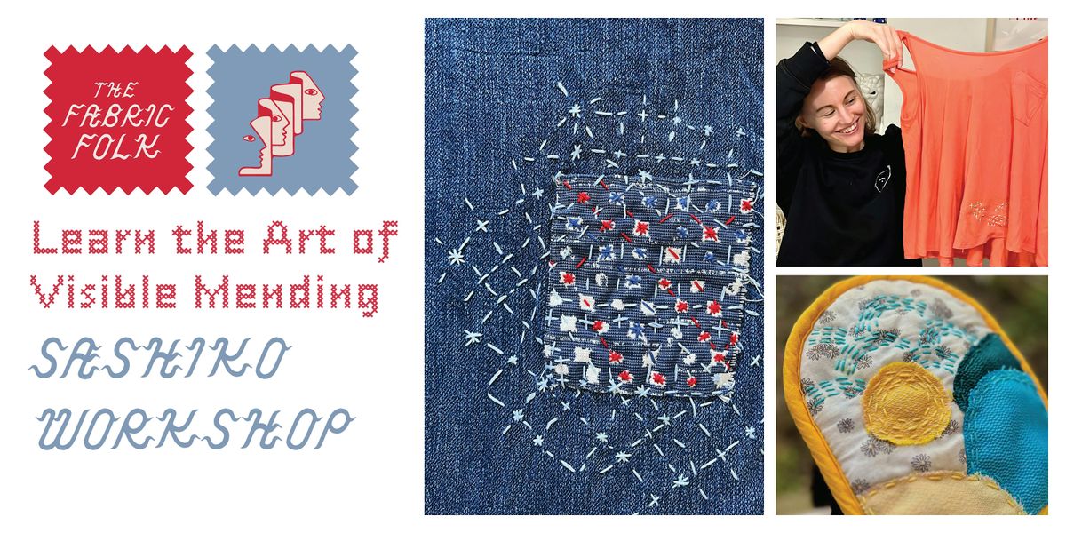 Learn the Art of Visible Repair - Sashiko Mending Workshop, 14 June | Event in Hertford | AllEvents