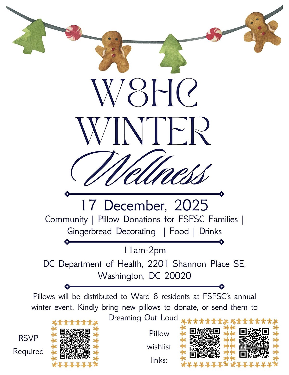 Ward 8 Health Council Winter Wellness, 17 December | Event in Washington | AllEvents