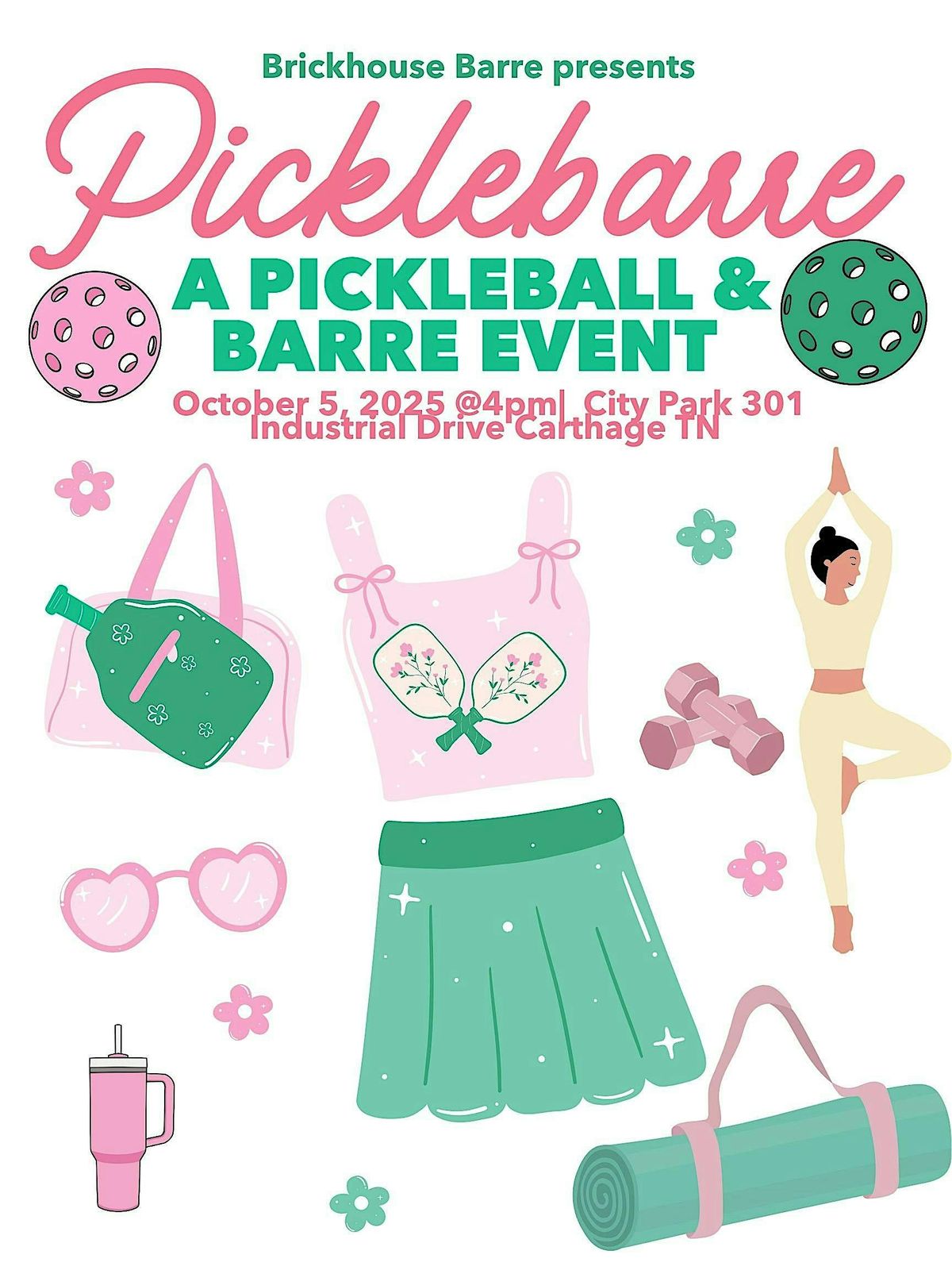 Picklebarre-a pickleball & barre event | Event in Carthage | AllEvents