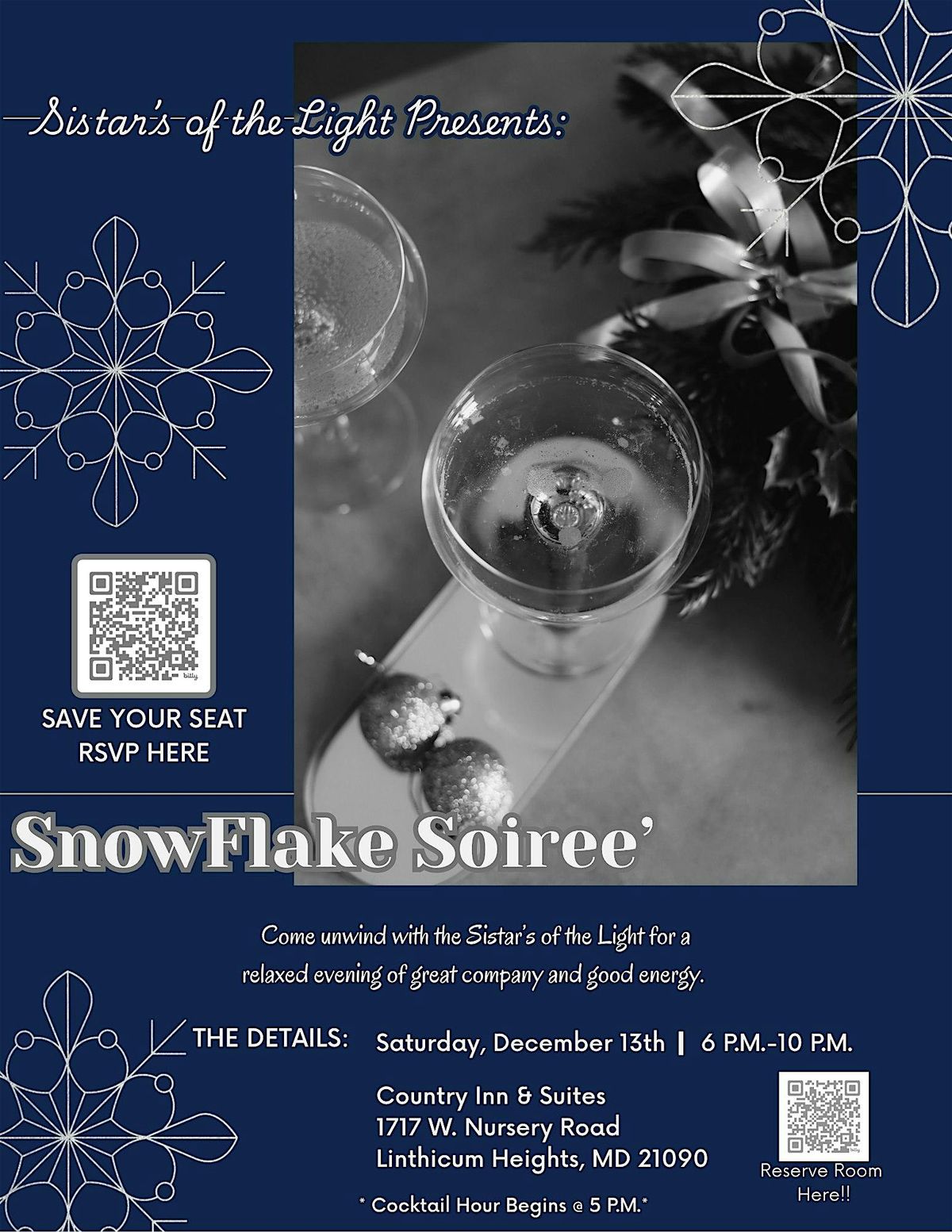 Snowflake Soiree', 13 December | Event in Linthicum Heights | AllEvents